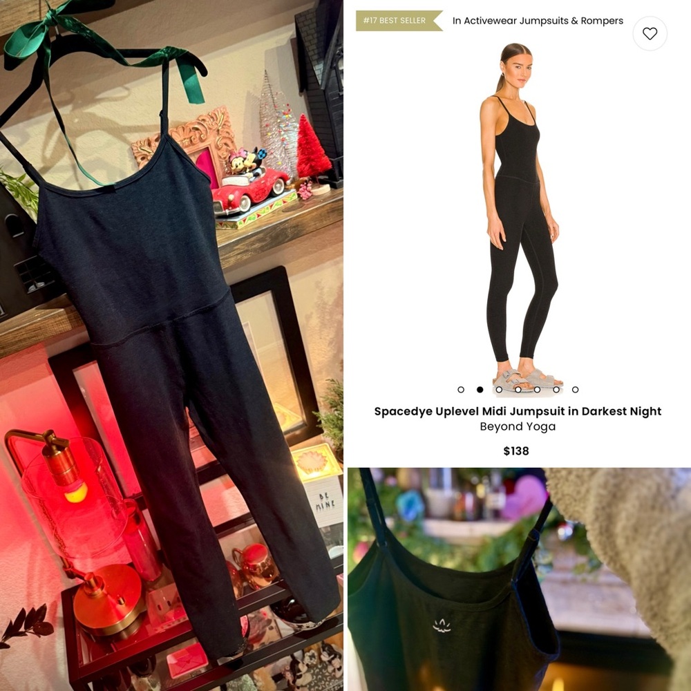 Spacedye Uplevel Midi Jumpsuit in Darkest Night • sz sm 🌖